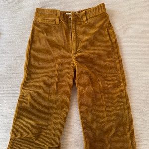 Madewell corduroy wide leg pants
